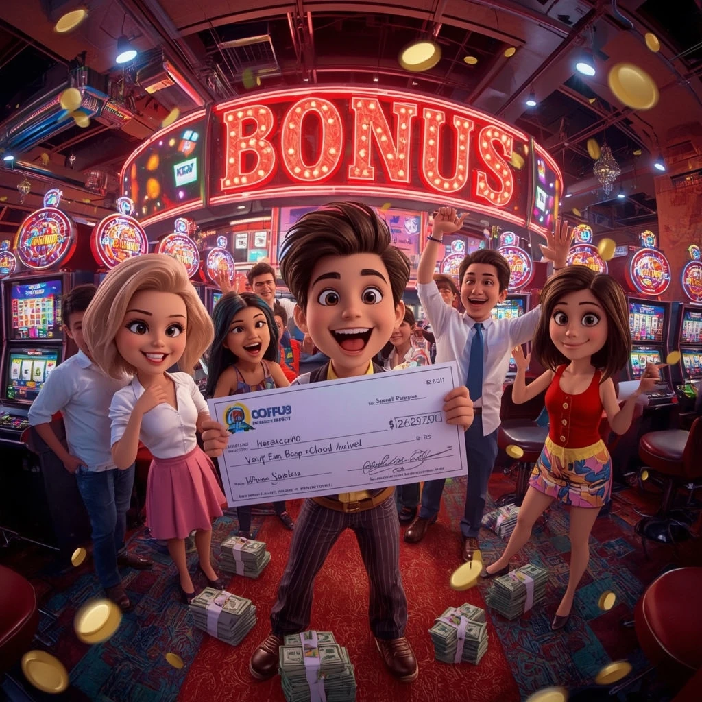bonus dans les mains d'un joueur chez Mega Bet Casino