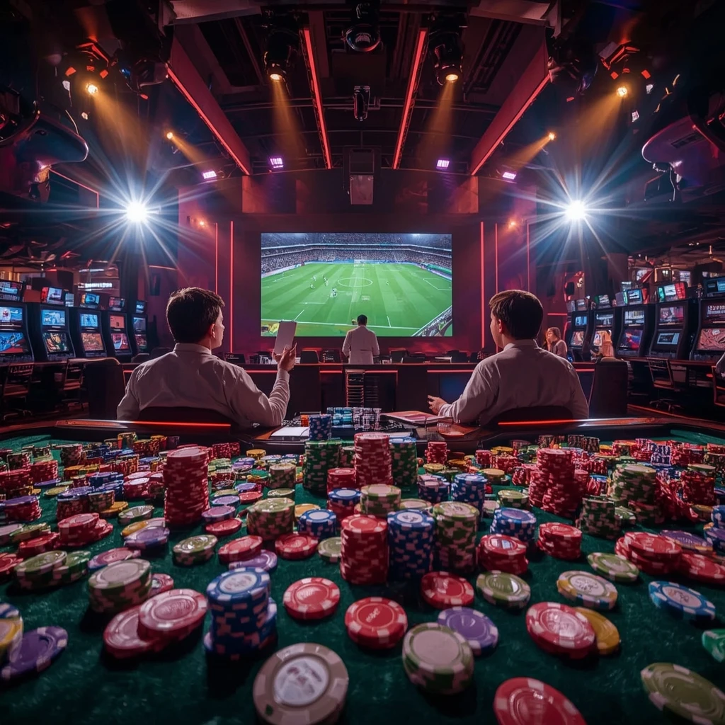 Paris au casino sur le football Mega Bet Casino